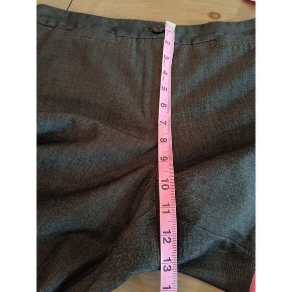 J. Jill Stretch Dress Pants Woman's Sz 12 Gray Flat Front Hi Rise Career Office - Picture 8 of 14